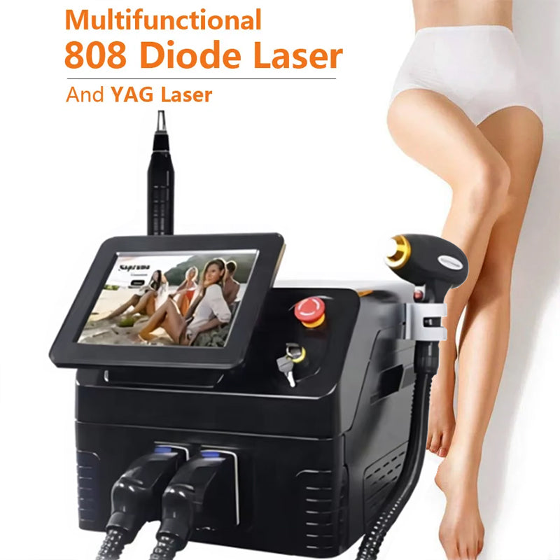 2in1 808nm Hair Removal Diode Laser Picosecond Tattoo Removal Skin Rejuvenation Machine