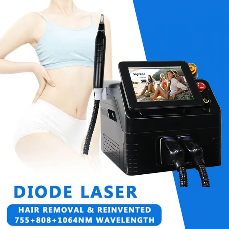 2in1 808nm Hair Removal Diode Laser Picosecond Tattoo Removal Skin Rejuvenation Machine