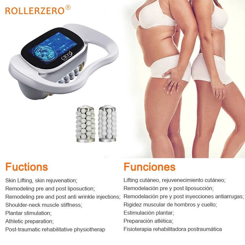Rollerzero Body Shaping Roller Skin Lifting Lymphatic Drainage Cellulite Reduce Massager