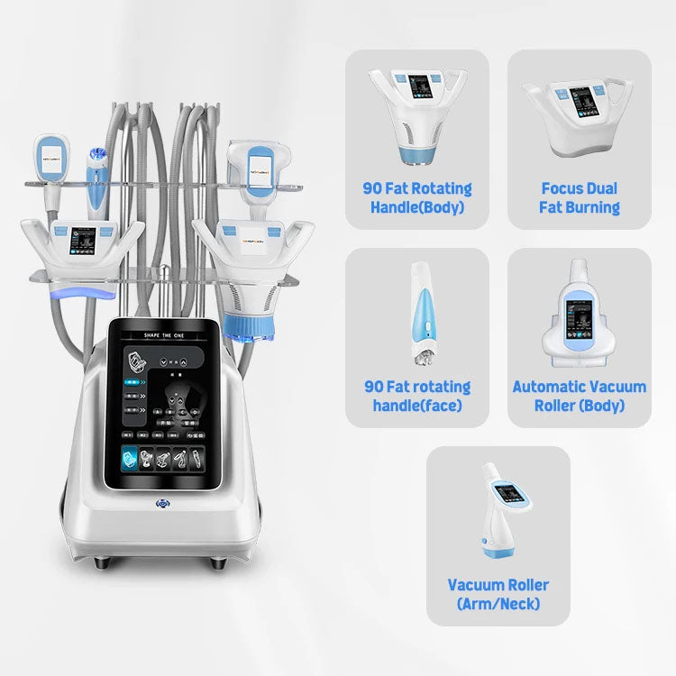Vela Shape Slimming Machine RF Vacuum Therapy Face Body Lifting Fat Reduction